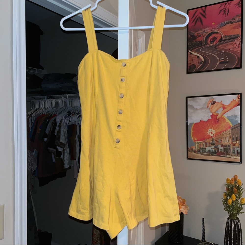 Yellow romper